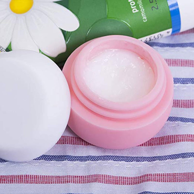 Gemice Silicone Cream Jars, TSA Approved Travel Size Containers - Leak-proof Travel Accessories with Lid for Cosmetic Makeup Face Body Hand Cream (4 Pieces) - Image 5
